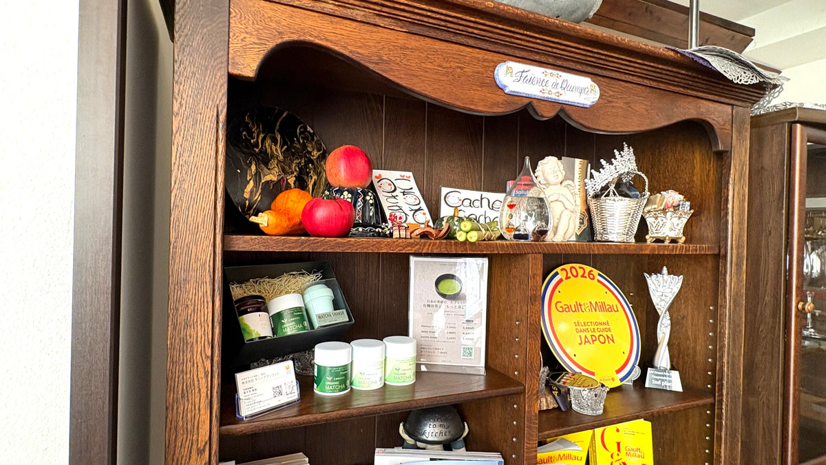 宮城・岩沼の名店「Restaurant Cache-Cache」で、Sunny Apricotの有機抹茶をお求めいただけるようになりました